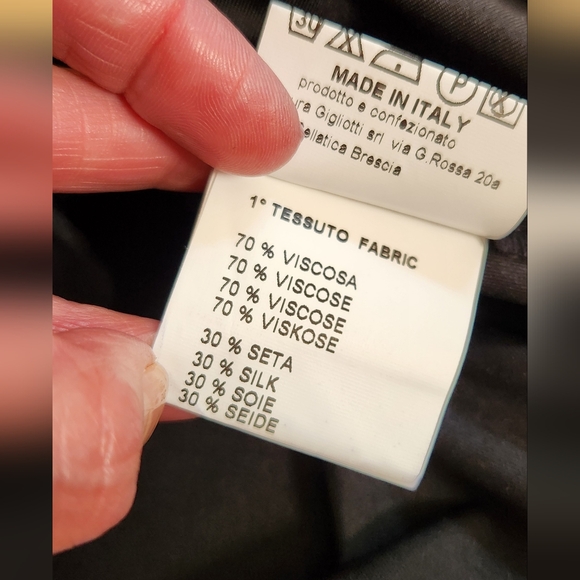 MICHELLE WINDHEUSER Mixed fabric dress in size 6 - Picture 16 of 16